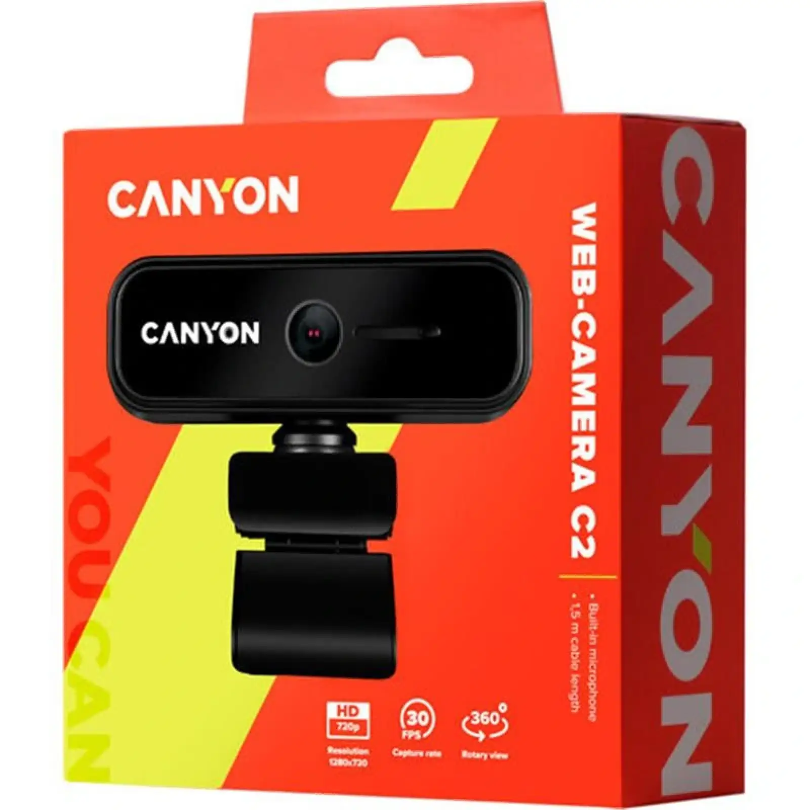 Веб-камера Canyon CNE-HWC2 Black UA