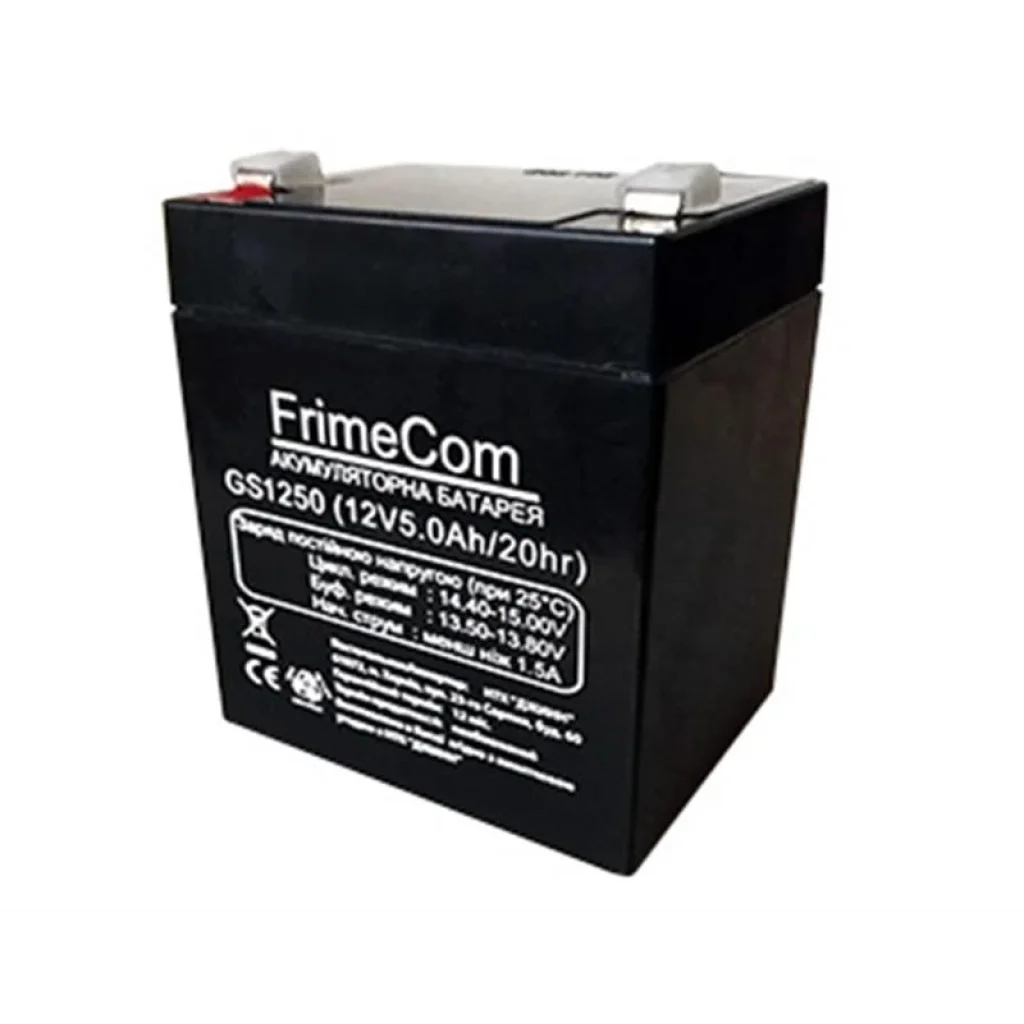Аккумуляторная батарея FrimeCom 12V 5AH (GS1250) AGM UA