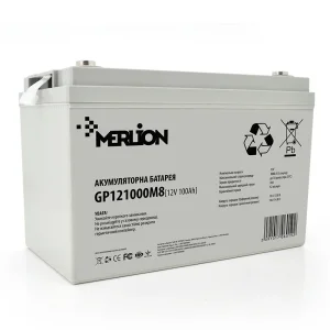 Аккумуляторная батарея Merlion 12V 100AH (GP121000M8/06019) AGM UA