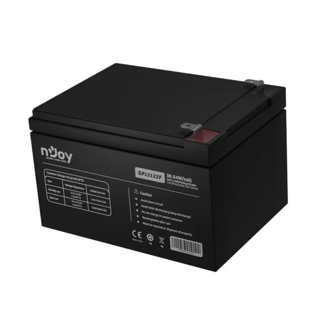 Акумуляторна батарея Njoy GP12122F 12V 12AH (BTVACATBCTI2FCN01B) AGM UA