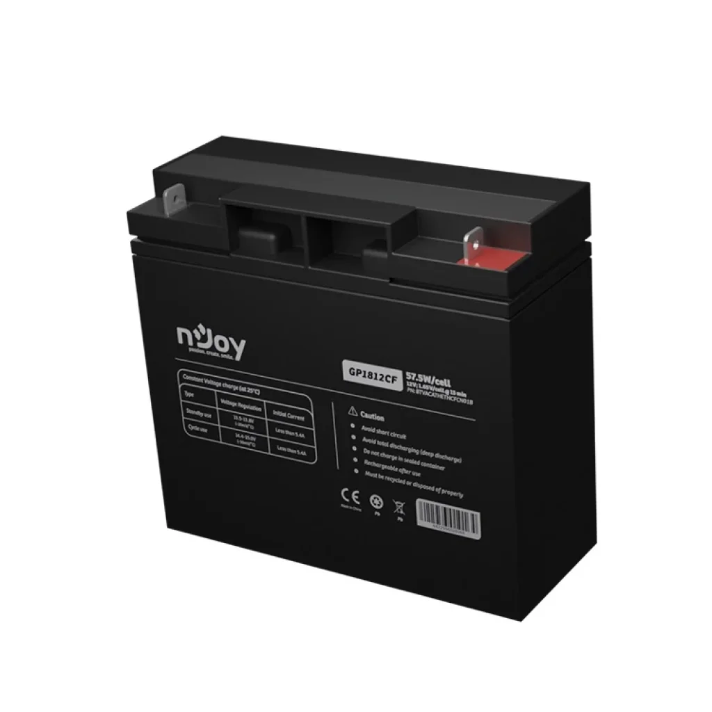 Акумуляторна батарея Njoy GP1812CF 12V 18AH (BTVACATHETHCFCN01B) AGM UA