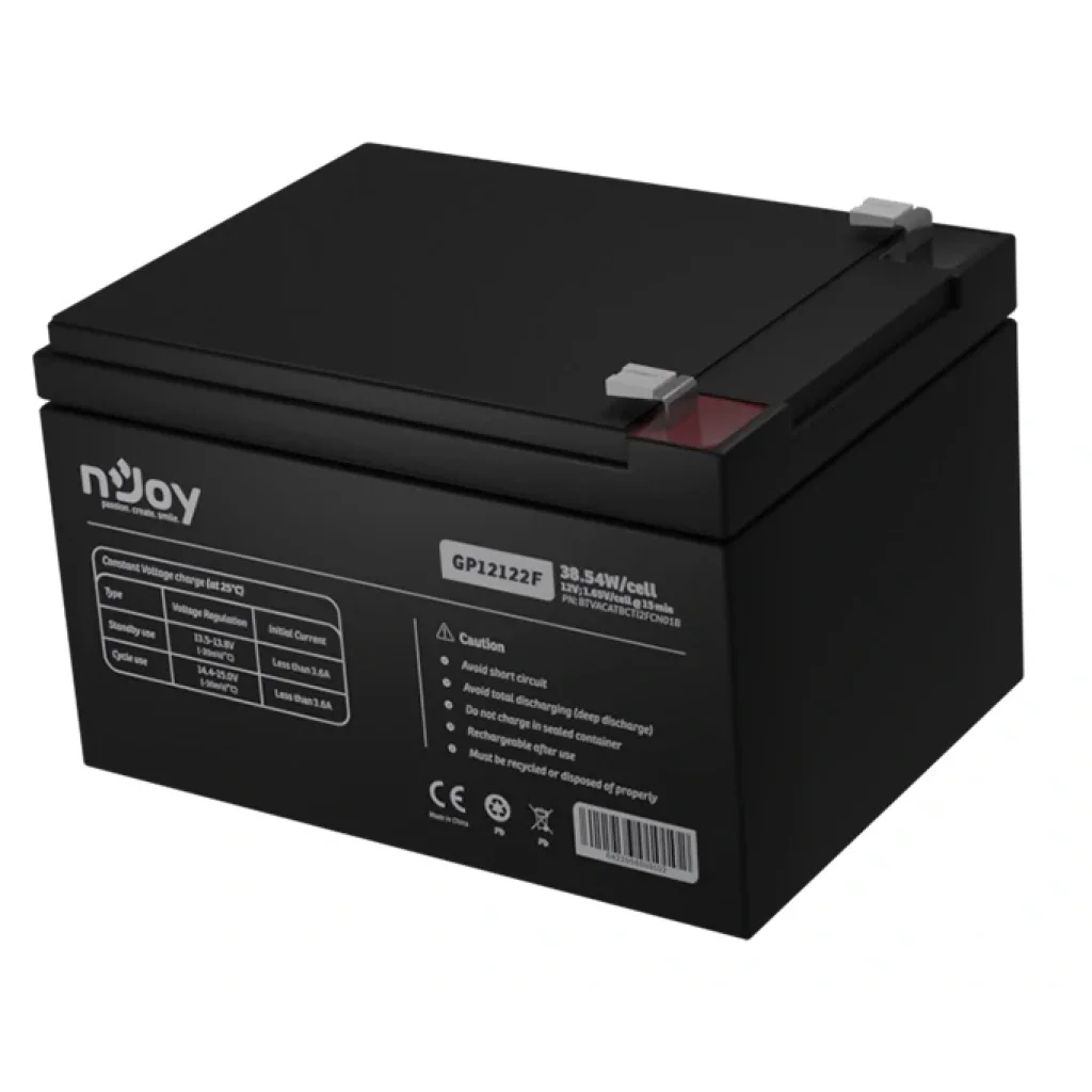 Акумуляторна батарея Njoy GP12122F 12V 12AH (BTVACATBCTI2FCN01B) AGM UA