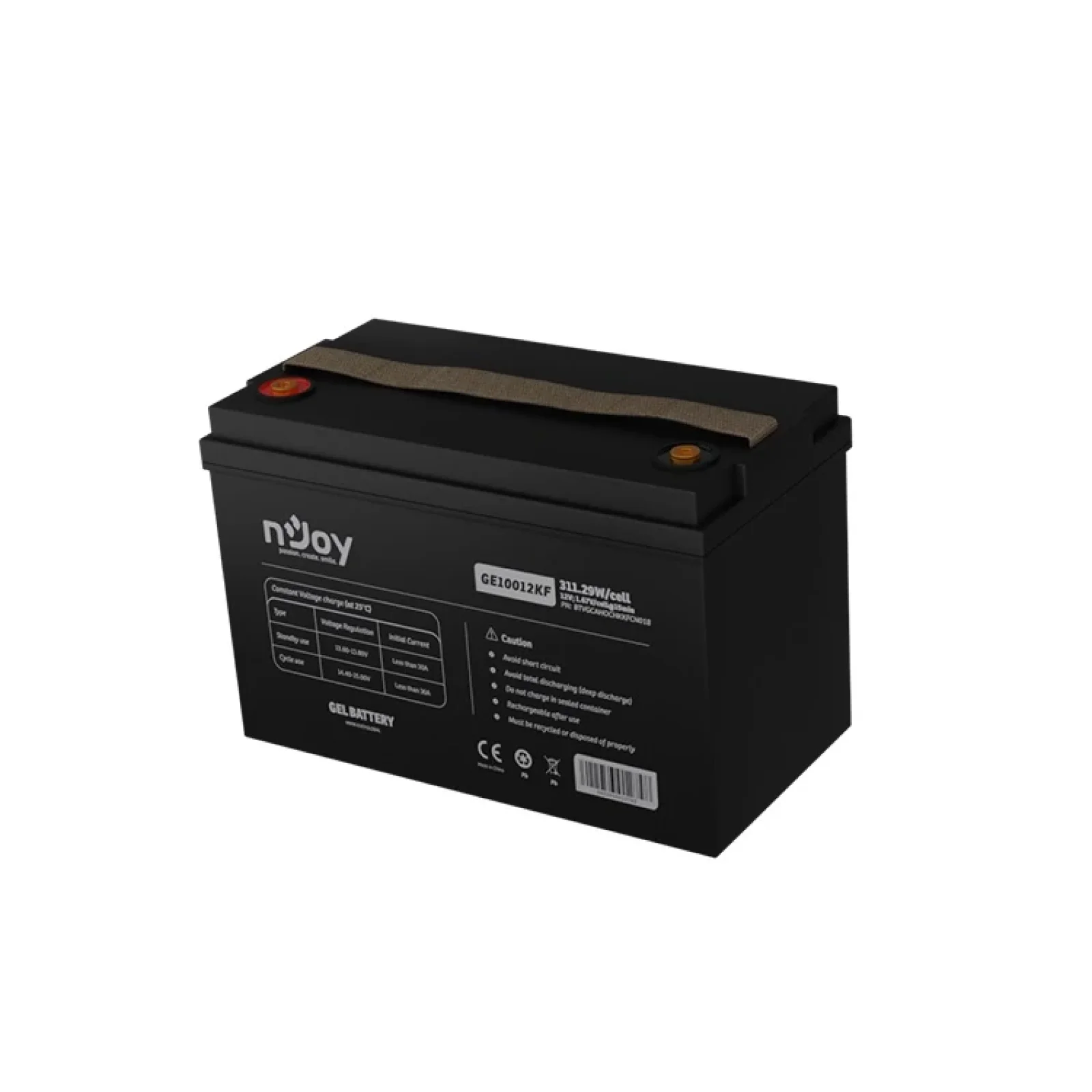 Акумуляторна батарея Njoy GE10012KF 12V 100AH (BTVGCAHOCHKKFCN01B) GEL UA