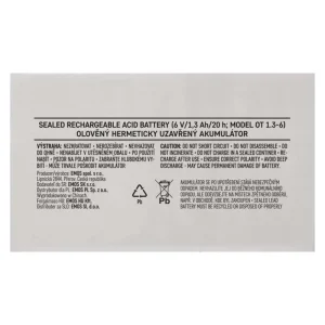 Акумуляторна батарея Emos B9651 (6V 1.3AH FAST.4.7 MM) UA