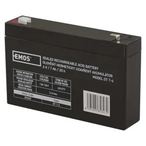 Акумуляторна батарея Emos B9659 (6V 7AH FAST.4.7 MM) UA