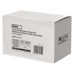 Акумуляторна батарея Emos B9656 (12V 12AH FAST.6.3 MM) UA