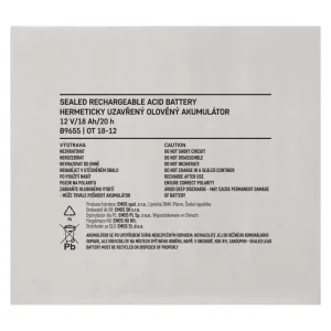 Акумуляторна батарея Emos B9655 (12V 18AH L1) UA