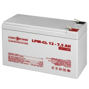 Акумуляторна батарея LogicPower 12V 7.5AH (LPM-GL 12 - 7.5 AH) GEL, LP6562 UA