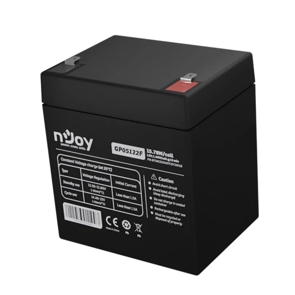 Акумуляторна батарея Njoy GP05122F 12V 5AH (BTVACEUOATF2FCN01B) AGM UA