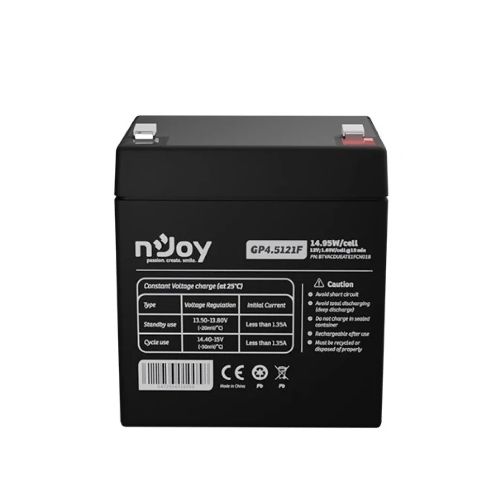 Аккумуляторная батарея Njoy GP4.5121F 12V 4.5AH (BTVACDUEATE1FCN01B) AGM UA