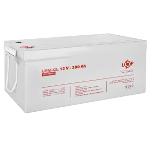 Акумуляторна батарея LogicPower 12V 280AH (LPM-GL 12 - 280 AH) GEL, LP13185 UA