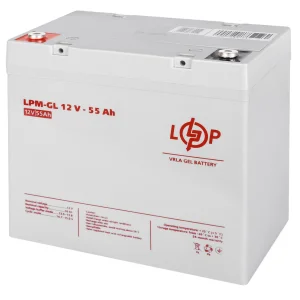 Акумуляторна батарея LogicPower 12V 55AH (LPM-GL 12V - 55 AH) GEL, LP15266 UA