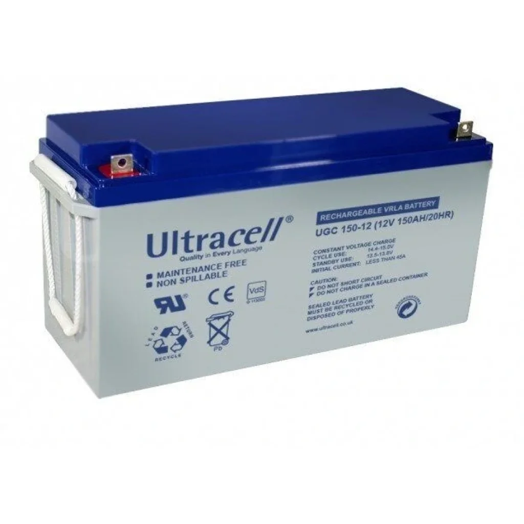 Акумуляторна батарея Ultracell UCG150-12 GEL 12 V 150 Ah (UCG150-12/28067) UA
