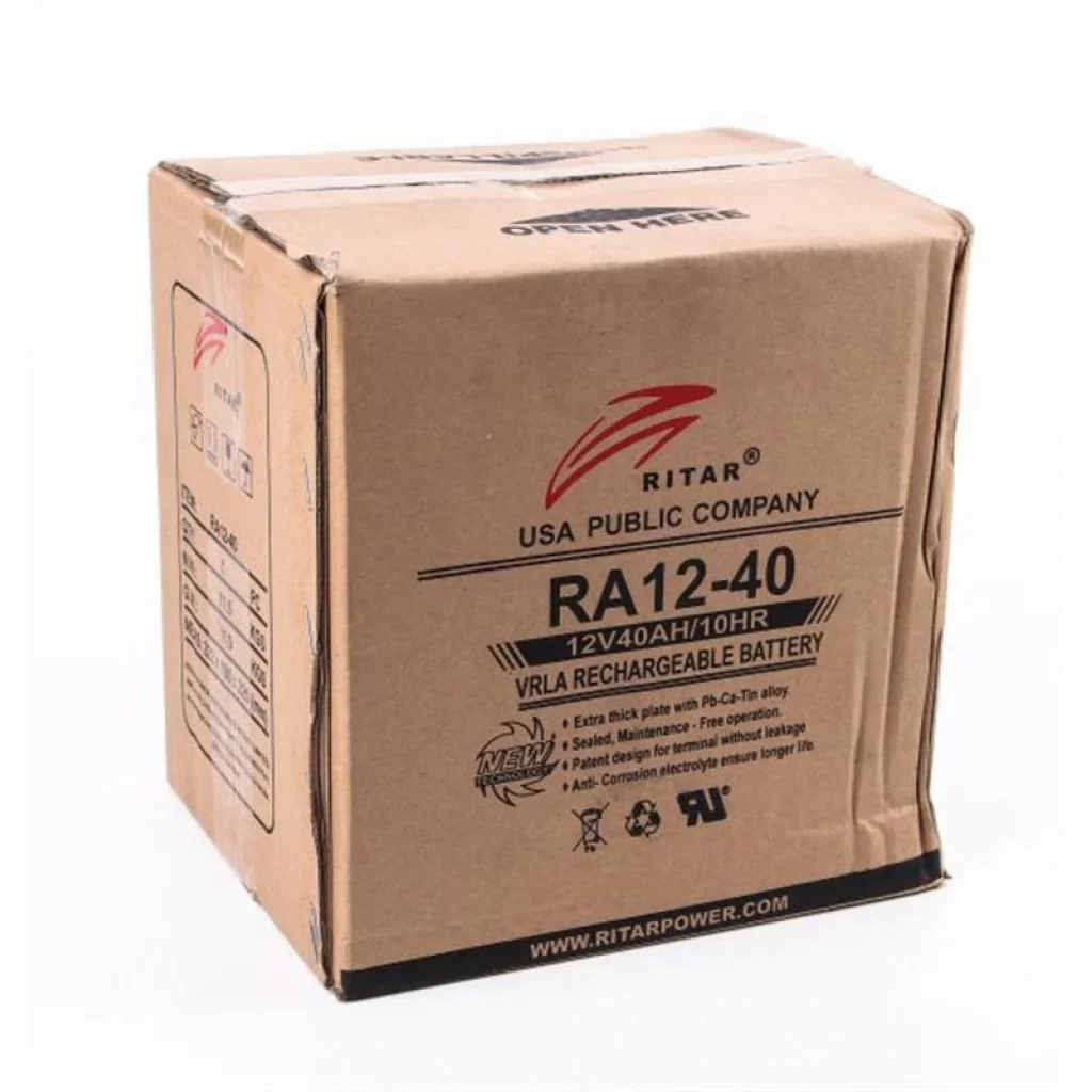 Акумуляторна батарея Ritar 12V 40AH (RA12-40) AGM UA