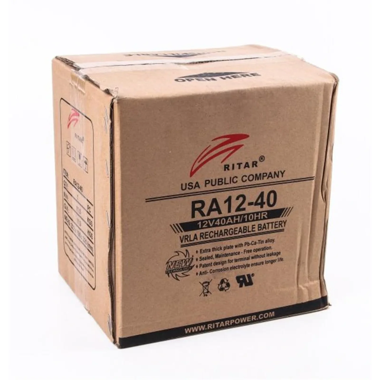 Аккумуляторная батарея Ritar 12V 40AH (RA12-40) AGM UA