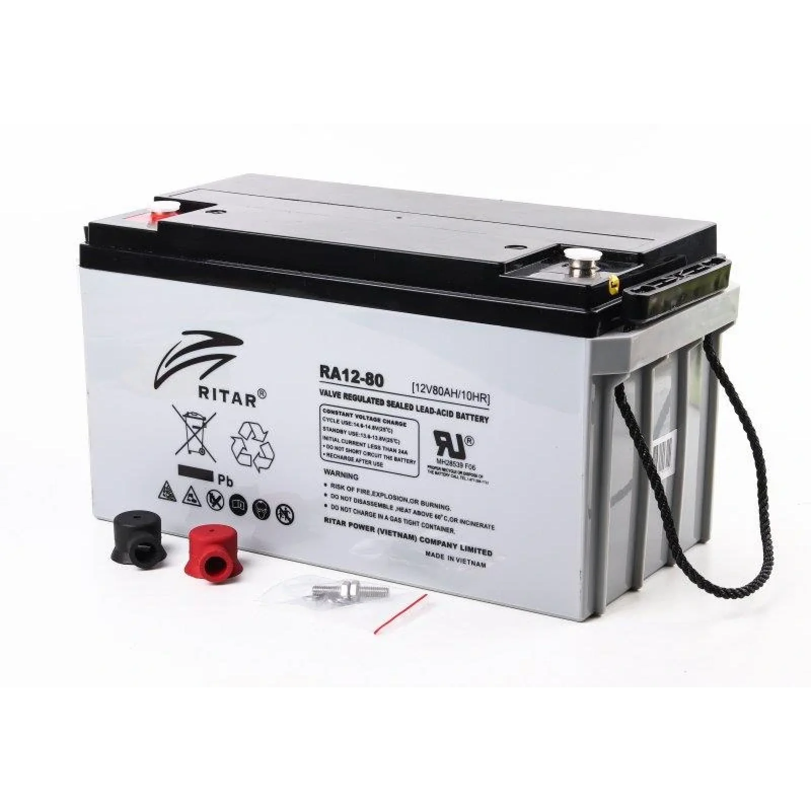 Акумуляторна батарея Ritar 12V 80AH (RA12-80) AGM UA