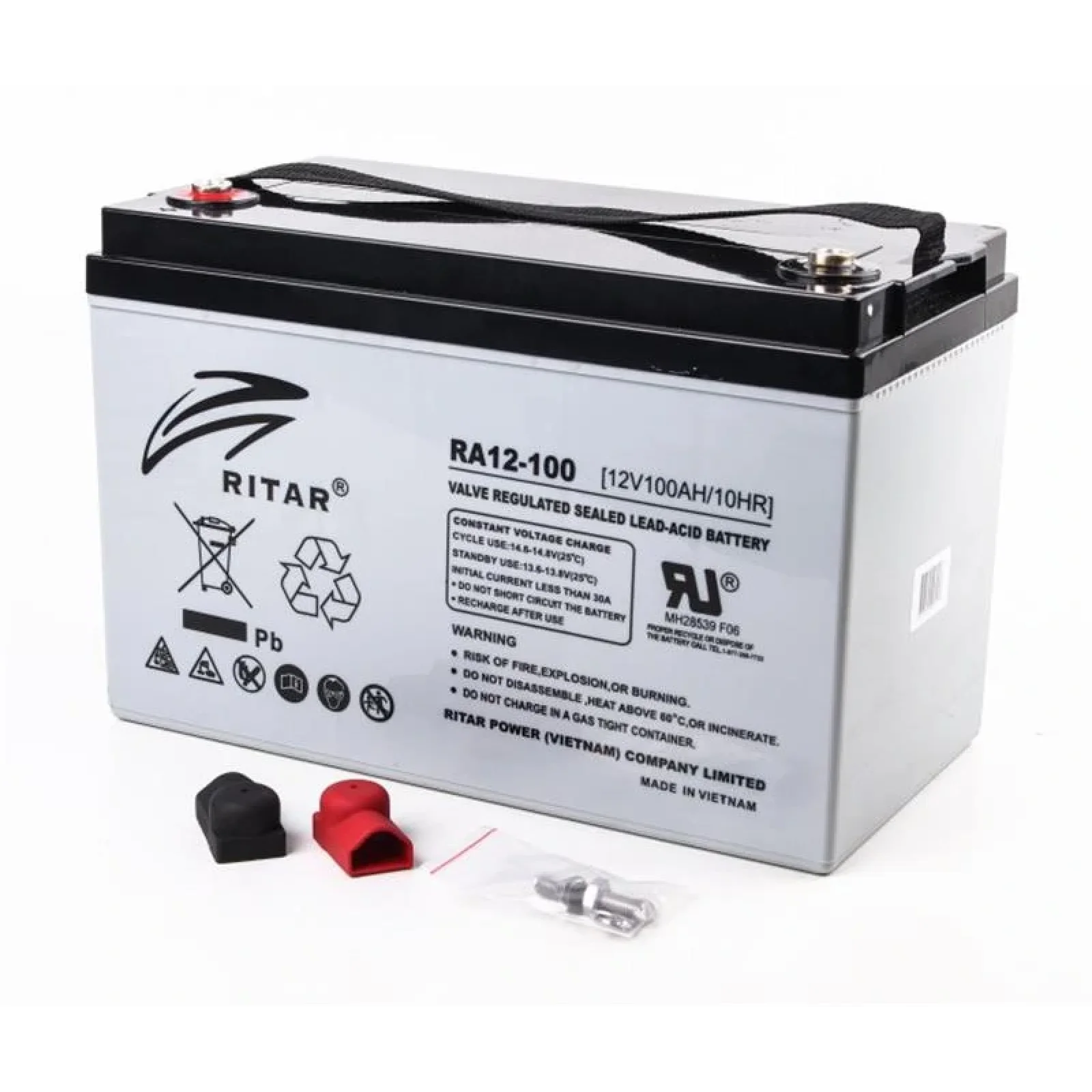 Акумуляторна батарея Ritar 12V 100AH (RA12-100) AGM UA