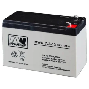 Аккумуляторная батарея MW Power MWS 7.2-12 (12V 7.2Ah) AGM UA