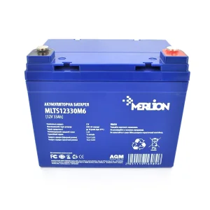Акумуляторна батарея Merlion 12V 33AH (MLTS12330M6/16989) AGM UA
