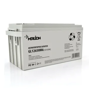 Акумуляторна батарея Merlion 12V 65AH (G12650M6/01584) GEL UA