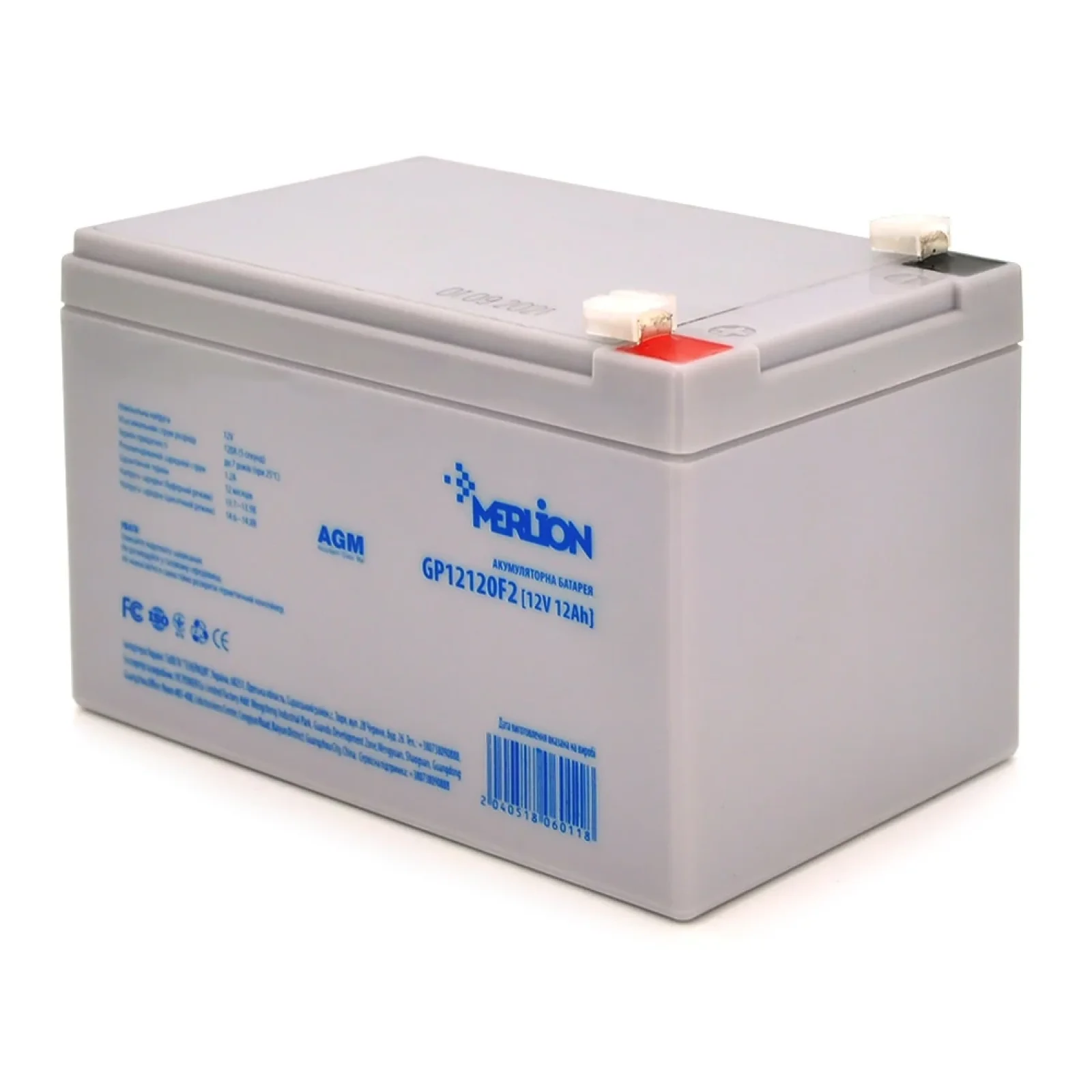 Аккумуляторная батарея Merlion 12V 12AH (GP12120F2/06011) AGM UA