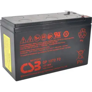 Аккумуляторная батарея CSB 12V 7.2AH (GP1272F2-28W/07775) AGM Black UA