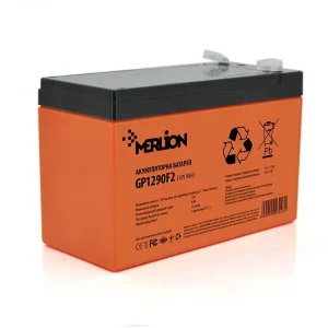 Акумуляторна батарея Merlion 12V 9AH Orange (GP1290F2PREMIUM/02991) AGM UA