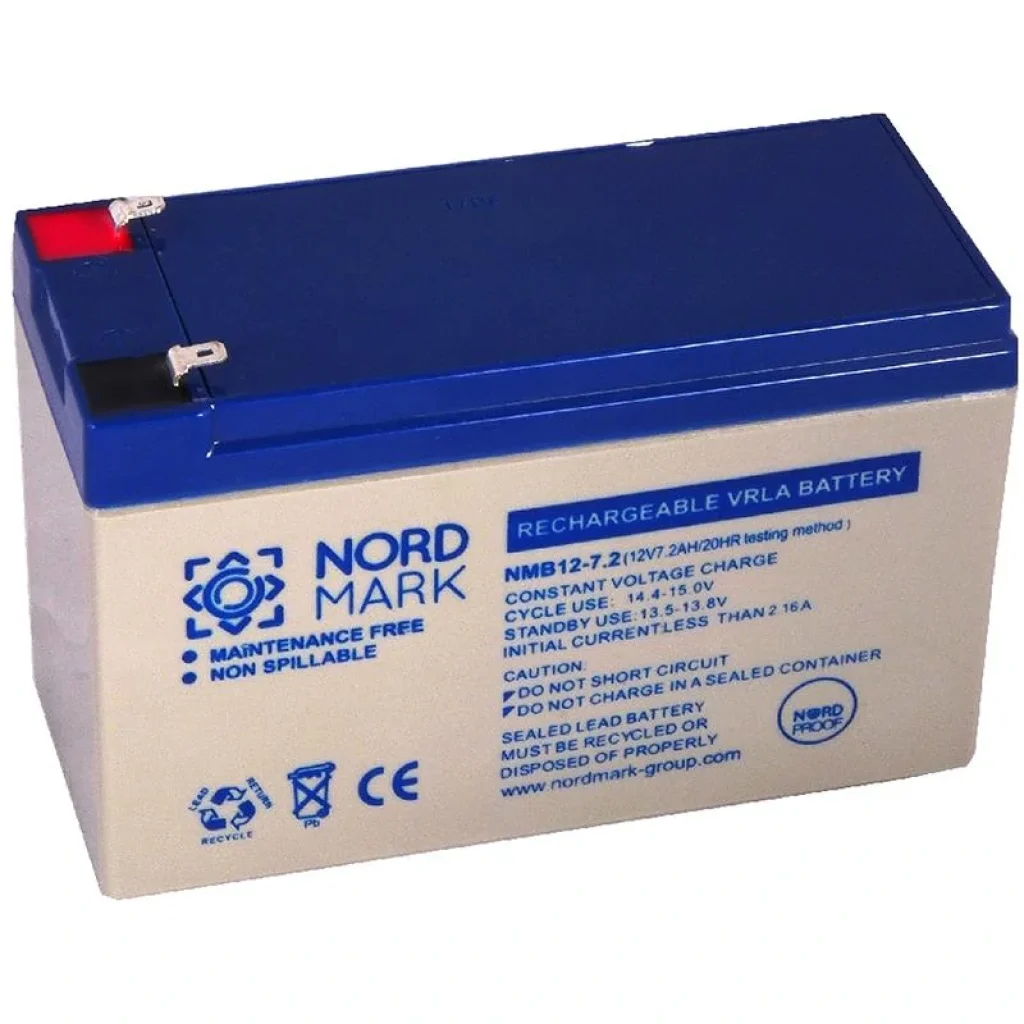 Аккумуляторная батарея Nordmark NMB12-7 12V 7Ah (NV820894) AGM UA