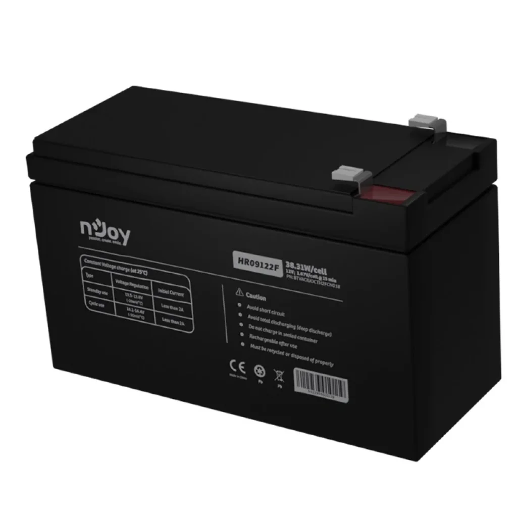 Аккумуляторная батарея Njoy HR09122F 12V 9AH (BTVACIUOCTH2FCN01B) AGM UA