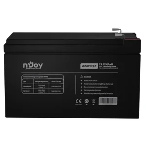 Акумуляторна батарея Njoy GP07122F 12V 7AH (BTVACGUOBTD2FCN01B) AGM UA