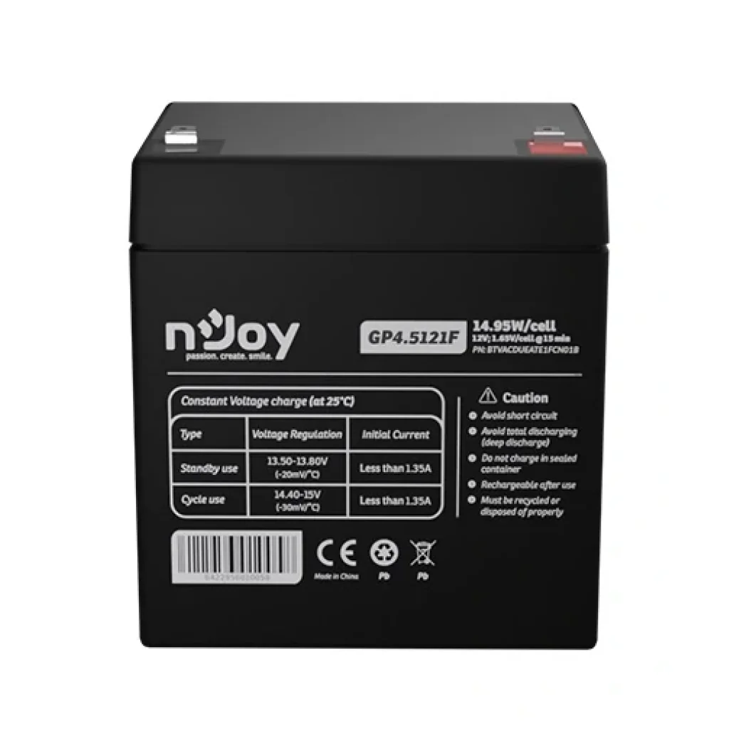 Аккумуляторная батарея Njoy GP4.5121F 12V 4.5AH (BTVACDUEATE1FCN01B) AGM UA
