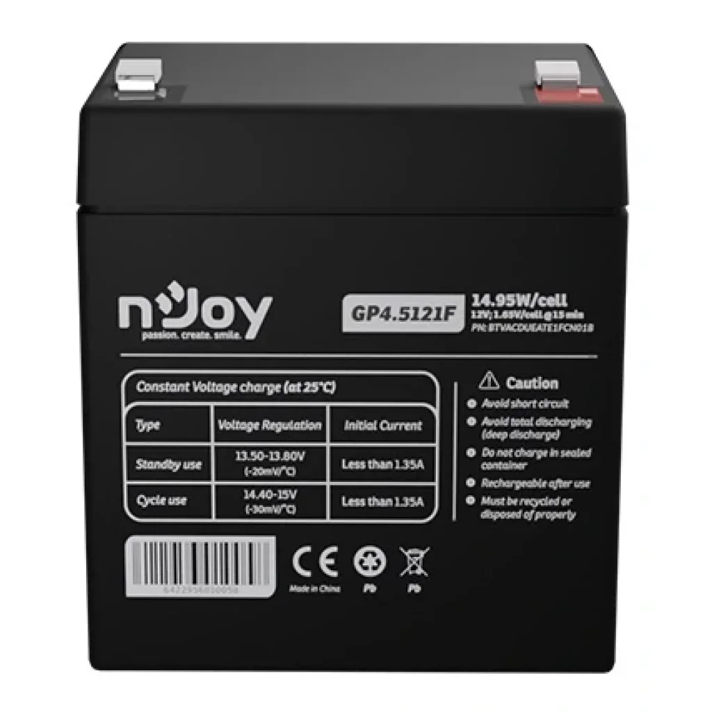 Аккумуляторная батарея Njoy GP4.5121F 12V 4.5AH (BTVACDUEATE1FCN01B) AGM UA