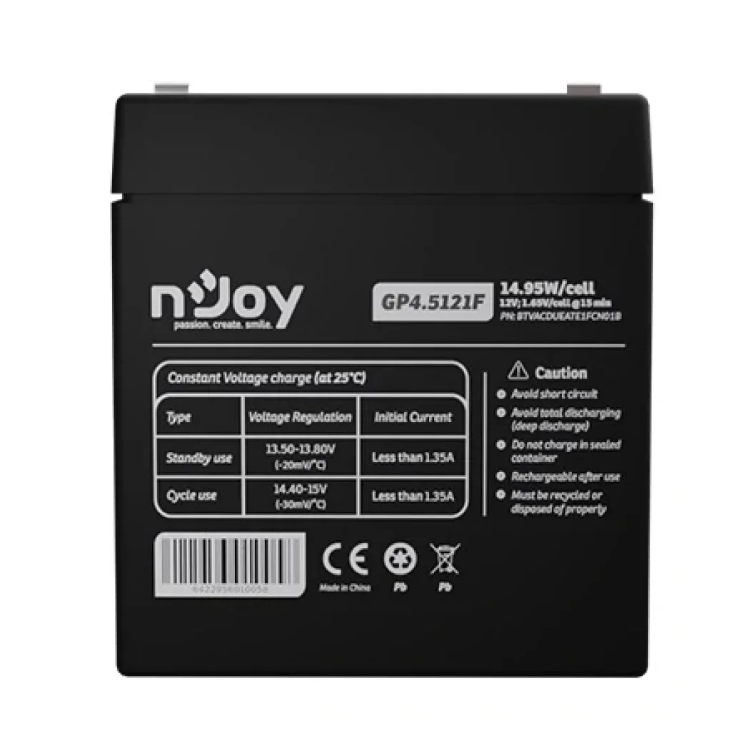 Аккумуляторная батарея Njoy GP4.5121F 12V 4.5AH (BTVACDUEATE1FCN01B) AGM UA