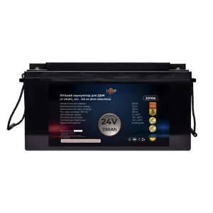 Акумуляторна батарея LogicPower 24V 230 AH (5888Wh) для ДБЖ (BMS 200A/100A) LiFePO4, LP20106 UA