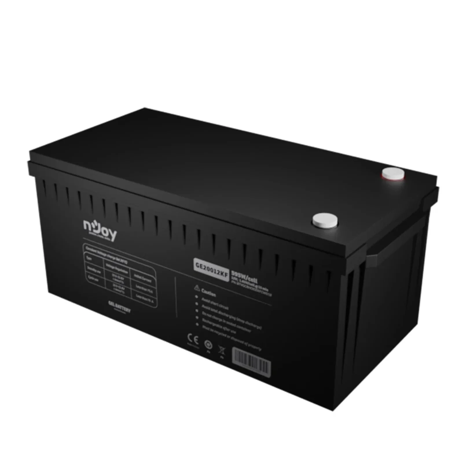 Акумуляторна батарея Njoy GE20012KF 12V 200AH (BTVGCBHOEIEKFCW01B) GEL UA
