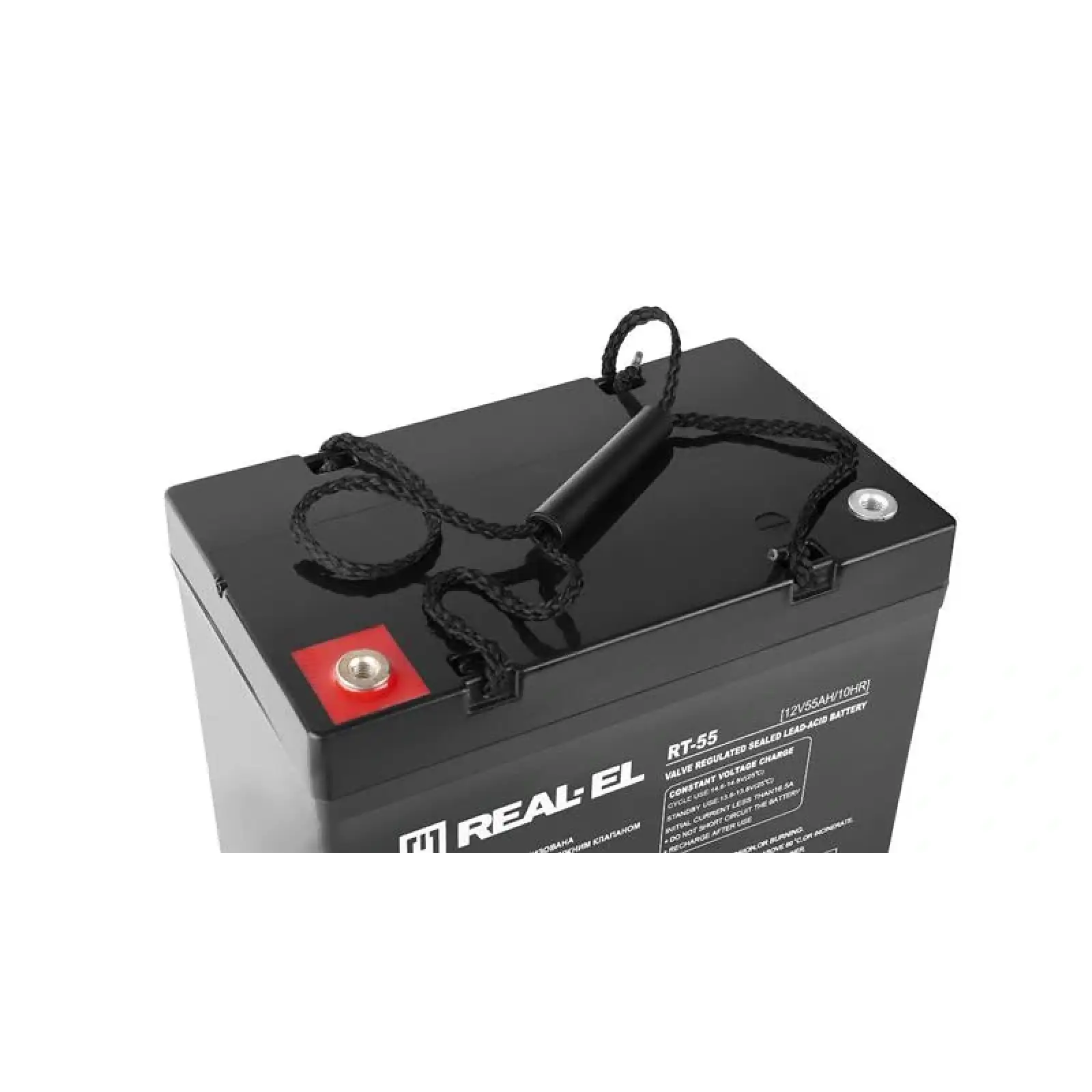 Акумуляторна батарея REAL-EL 12V 55AH (EL122220002) AGM UA