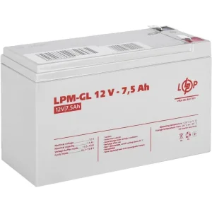Акумуляторна батарея LogicPower 12V 7.5AH (LPM-GL 12 - 7.5 AH) GEL, LP6562 UA