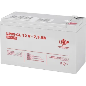 Акумуляторна батарея LogicPower 12V 7.5AH (LPM-GL 12 - 7.5 AH) GEL, LP6562 UA
