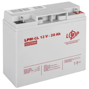 Акумуляторна батарея LogicPower 12V 20AH (LPM-GL 12 - 20 AH) GEL, LP5214 UA