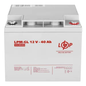 Акумуляторна батарея LogicPower 12V 40AH (LPM-GL 12 - 40 AH) GEL, LP4154 UA