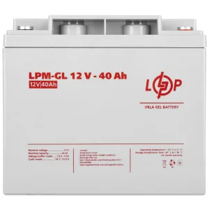 Акумуляторна батарея LogicPower 12V 40AH (LPM-GL 12 - 40 AH) GEL, LP4154 UA