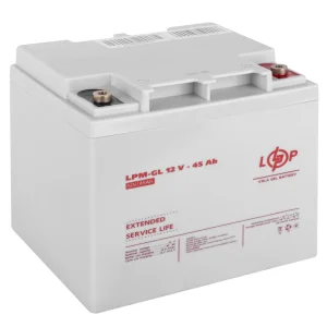 Акумуляторна батарея LogicPower 12V 45AH (LPM-GL 12 - 45 AH) GEL, LP20269 UA