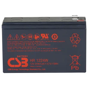 Акумуляторна батарея CSB 12V 6.5AH (HR1224W) AGM UA