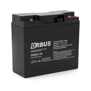 Аккумуляторная батарея Orbus OR1218 AGM 12V 18 Ah (OR12118/28751) UA