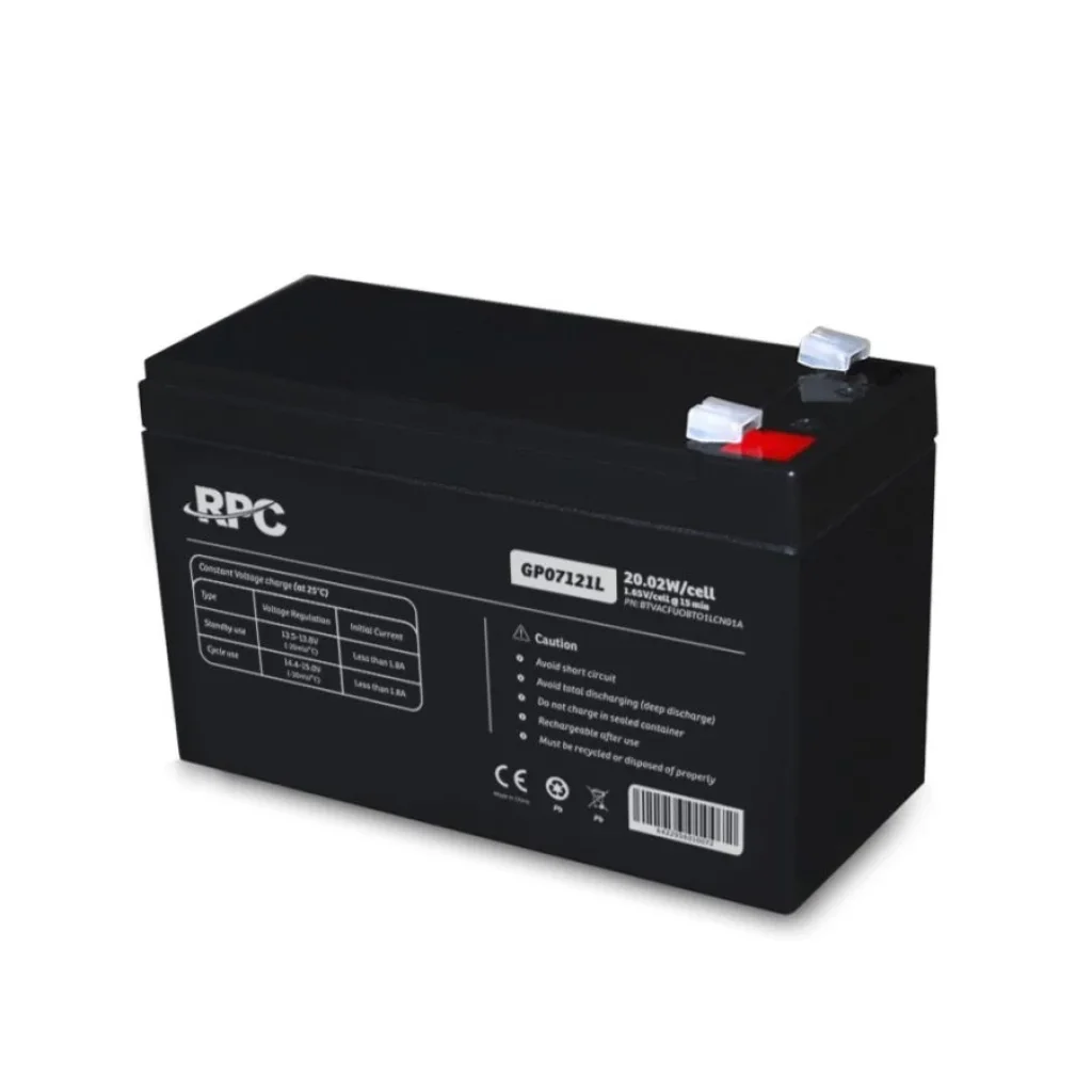 Акумуляторна батарея RPC GP07121L 12V 7AH (BTVACFUOBTA1LCW01A) AGM, RPC_GP07121L UA