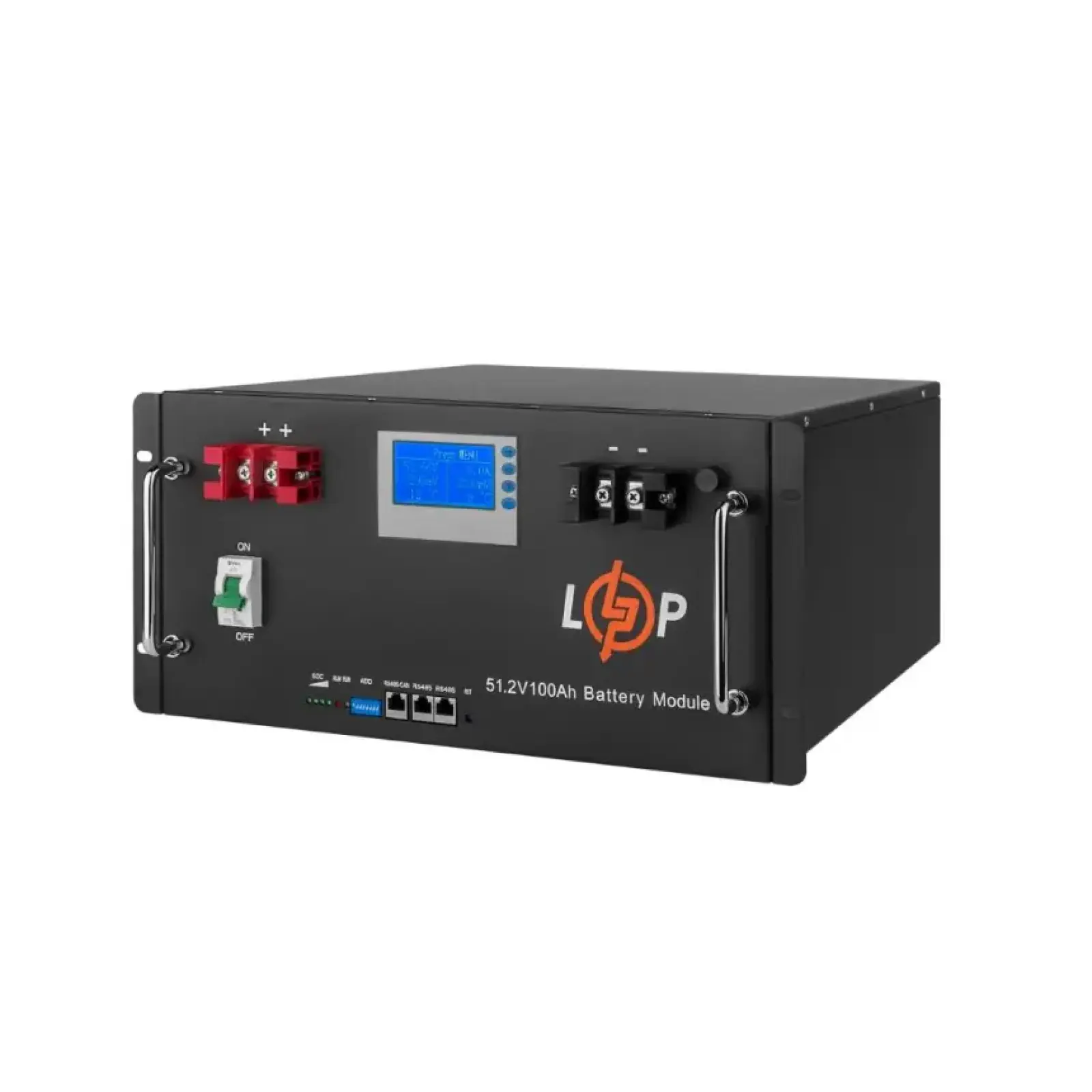 Акумуляторна батарея LogicPower 48V 100 AH (5120Wh) LCD Smart (BMS 100A/100А) LiFePO4 UA