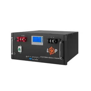 Акумуляторна батарея LogicPower 48V 100 AH (5120Wh) LCD Smart (BMS 100A/100А) LiFePO4 UA