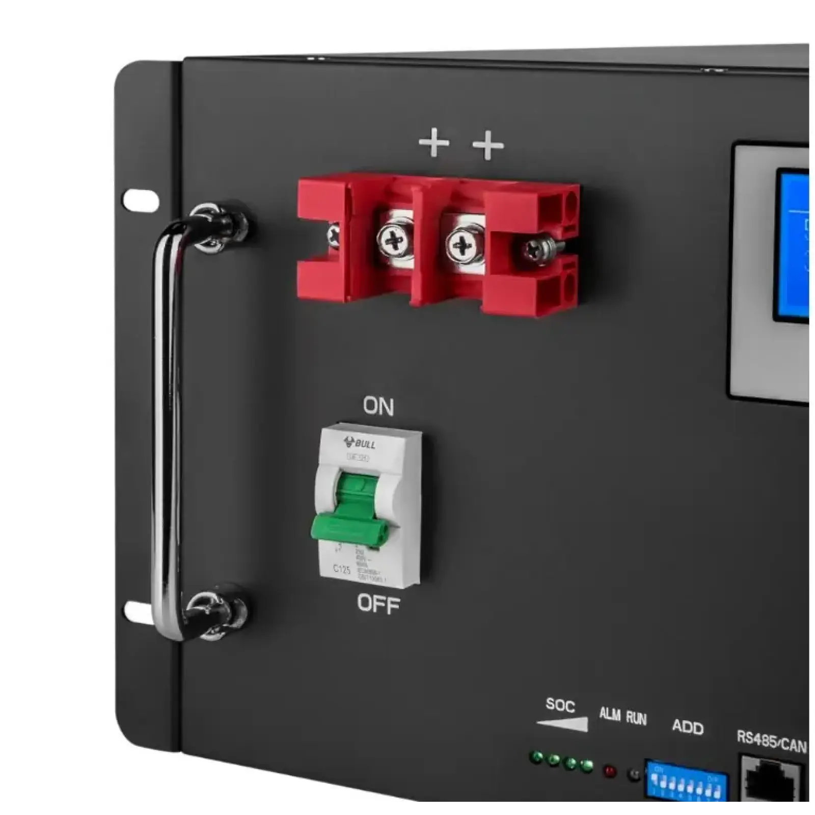 Акумуляторна батарея LogicPower 48V 100 AH (5120Wh) LCD Smart (BMS 100A/100А) LiFePO4 UA