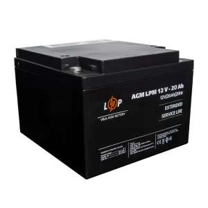 Аккумуляторная батарея LogicPower LPM 12V 20AH под болт М5 AGM, LP22882 UA