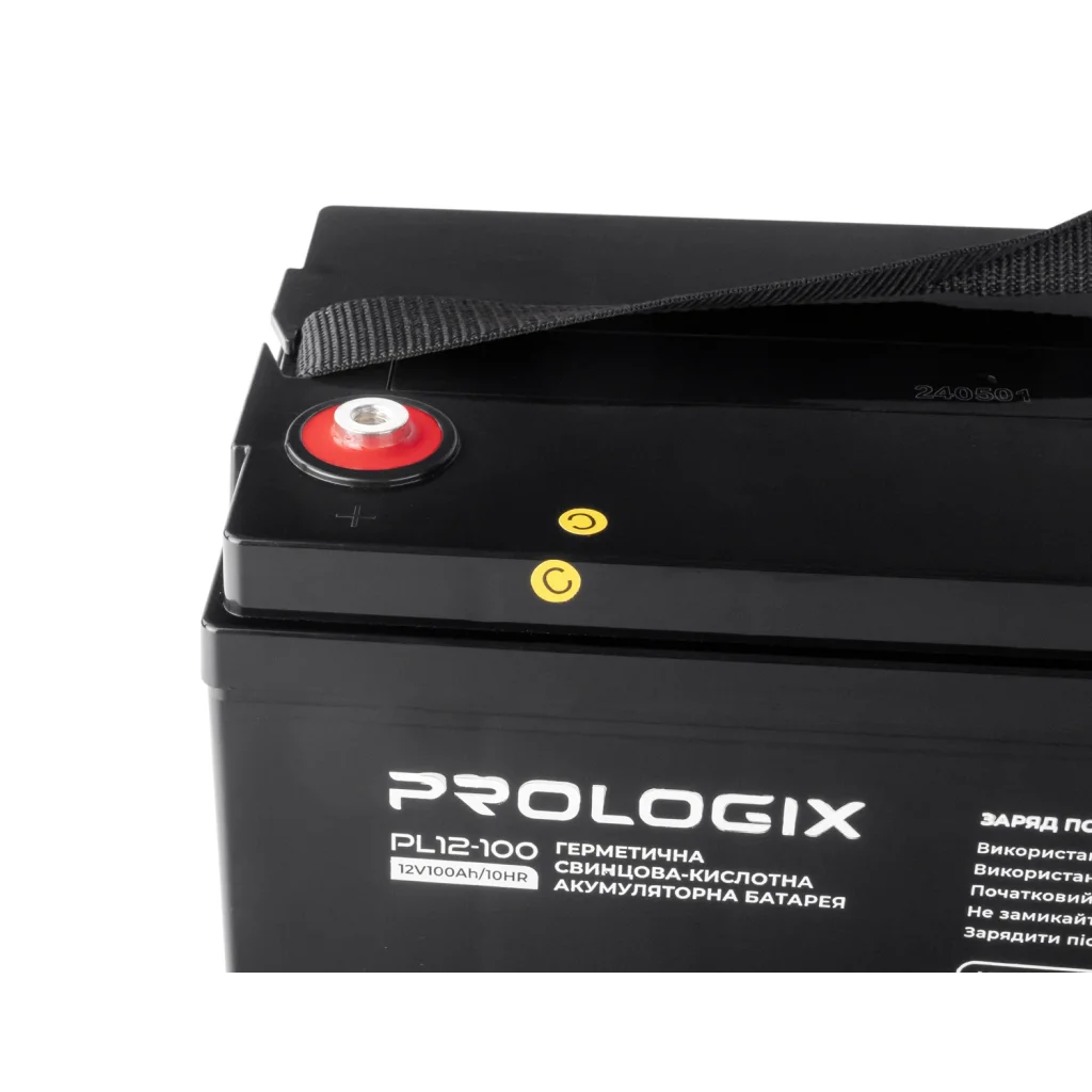 Акумуляторна батарея Prologix 12V 100AH (PL12-100) AGM UA